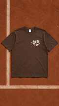 T-shirt THYMOS Marron – 100 % Coton | Force • Courage • Honneur