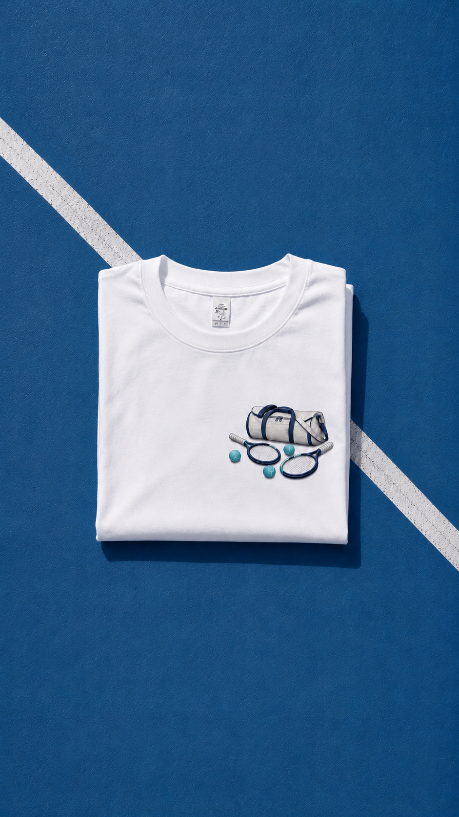 T-shirt THYMOS Blanc – 100 % Coton | Force • Courage • Honneur
